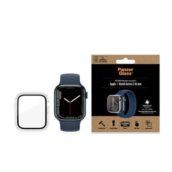PanzerGlass Full Body Case for Apple Watch 7/8 45mm - Gjennomsiktig