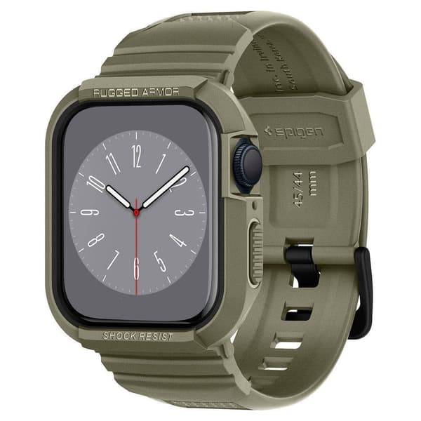 SPIGEN RUGGED ARMOR "PRO" APPLE WATCH 4 / 5 / 6 / 7 / 8 / SE (44 / 45 MM) VINTAGE KHAKI