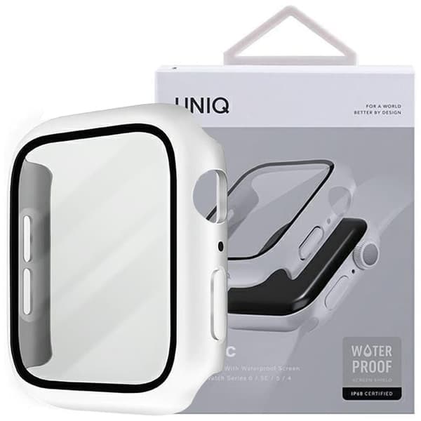 UNIQ veske Nautic Apple Watch Series 4/5/6/SE 44mm hvit/hvit
