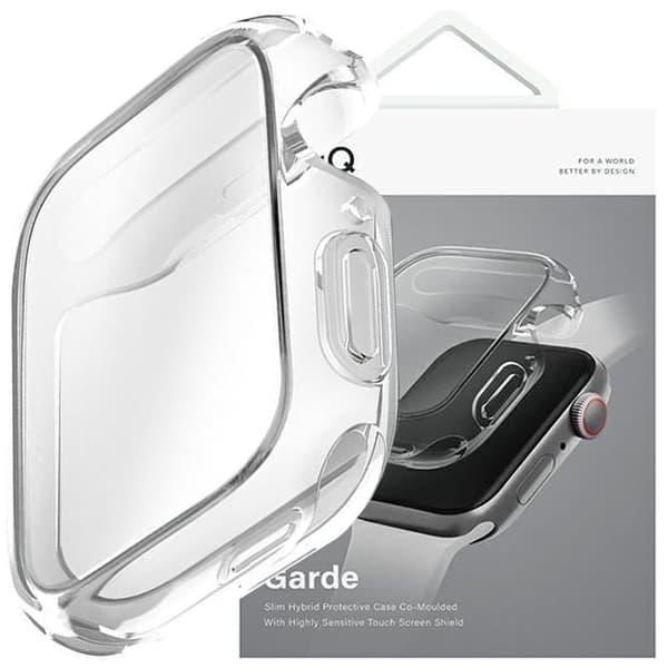 UNIQ Garde Apple Watch Series 7/8 45mm veske. gjennomsiktig/klar