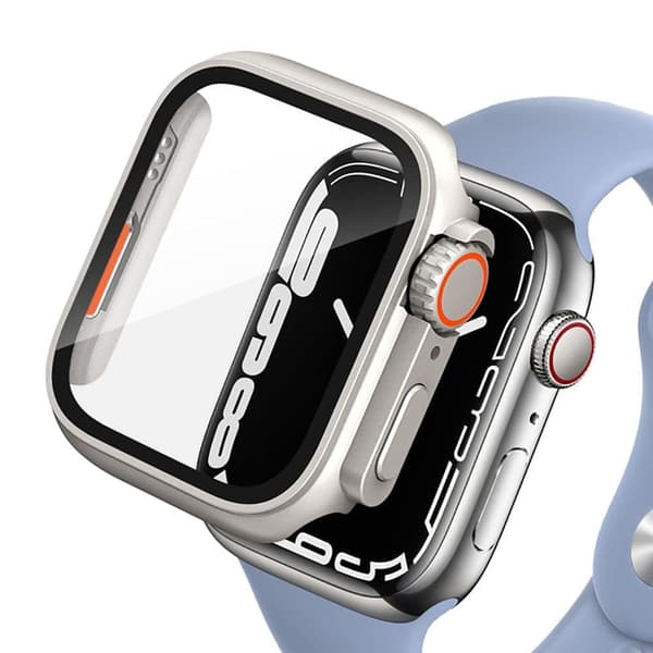 TECH-PROTECT DEFENSE360 APPLE WATCH 7/8/9 (45 MM) TITANIUM/ORANGE