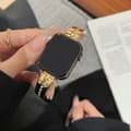 Miniatyrbild 2 av 6: Armband För Watch Series 9 8 7 41mm 6 5 4 SE 40mm 3 2 1 38mm - Guld