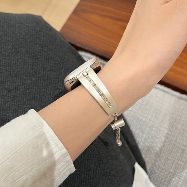 Armband För Watch Series 9 8 7 41mm 6 5 4 SE 40mm 3 2 1 38mm - Starlight
