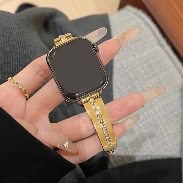 Rem til Watch Series Ultra 2 49mm 9 8 7 45mm 6 5 4 SE etc - Guld