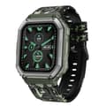Miniatyrbilde 4 av 7: Armbånd Til Garmin Fenix 7/7 Pro/6/5 22mm Silikon - Camouflage Grønn