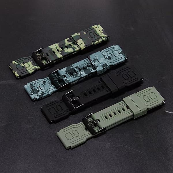 Armband För Garmin Fenix 7 / 7 Pro / 6 / 5 22 mm silikon - Grön