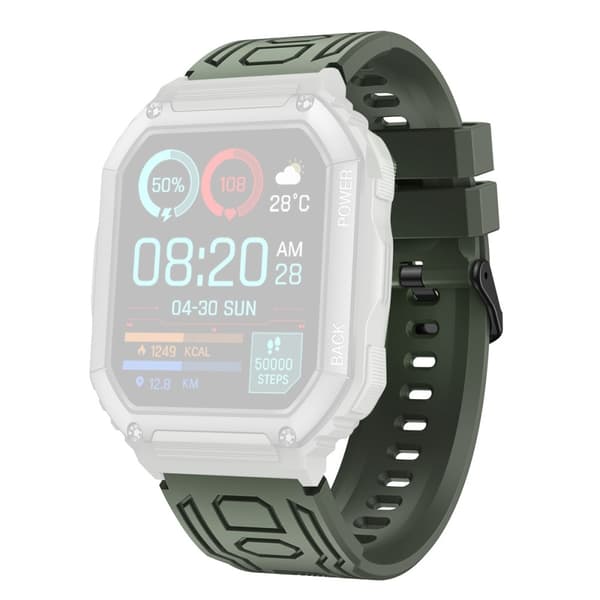 Armband För Garmin Fenix 7 / 7 Pro / 6 / 5 22 mm silikon - Grön