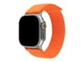 Pikkukuva 2 / 4: Kiinteä kiinteä | Urheiluranneke Apple Watch Ultra 49mm | 160-210 mm | Kelloranneke | Oranssi | Nylon | Nylon