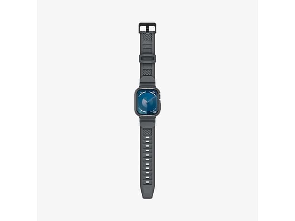 Spigen Rugged Armor Pro, Ask, Smartwatch, Grå, Apple, Watch (45mm), Termoplastisk polyuretan (TPU)