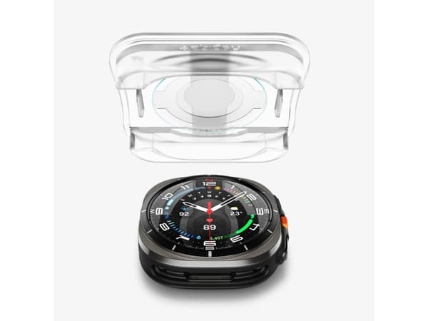 Spigen GLAS.tR EZ Fit, Screen protector, Smartwatch, Transparent, Samsung, Galaxy Watch Ultra (47mm), Tempered glass