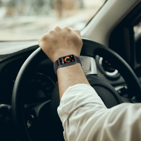 Til Huawei Band 8/9 Nylon Watch Band Integreret beskyttelsescover