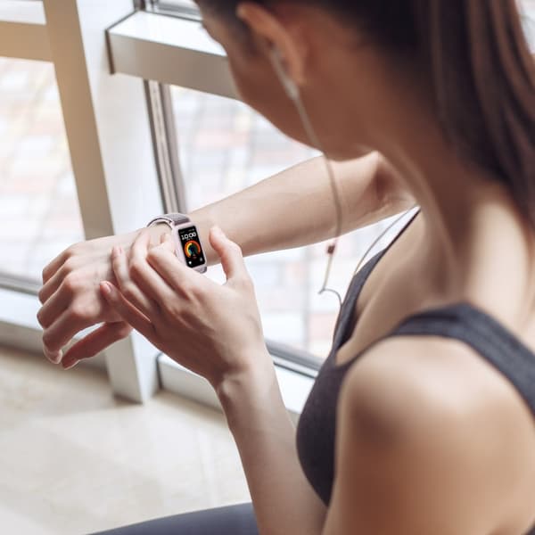 Til Huawei Band 8/9 Nylon Watch Band Integreret beskyttelsescover