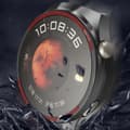Miniatyrbilde 3 av 7: For Huawei Watch 4 Pro Watch Case Beskyttelsesveske - Svart+Rød