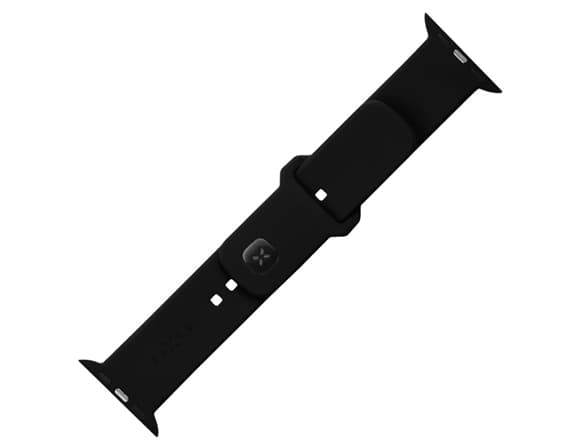 FIXED - KlocKräm för smart klocka - silikon, 42/44/45/46 mm - svart - för Apple Watch Hermès Series 9, Series 10, Series 8, Series 9, Ultra, Ultra 2