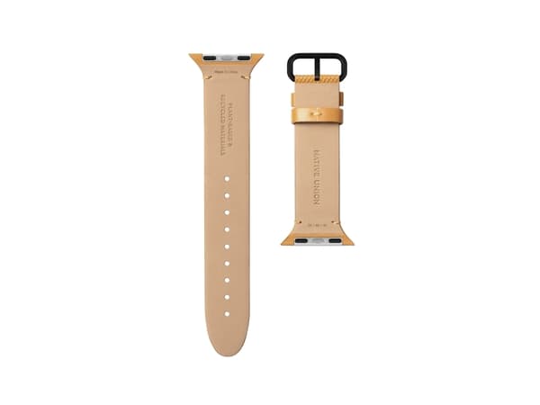 Native Union (Re)Classic, Klokkereim, Apple, Apple Watch (38mm / 40mm / 41mm), Lær, Resirkulert plast, Resirkulert polyester, Rustfritt stål, Rustfri