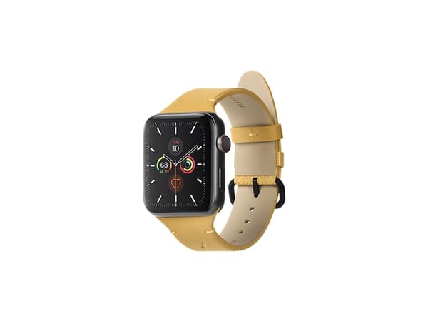 Native Union (Re)Classic, Klokkereim, Apple, Apple Watch (38mm / 40mm / 41mm), Lær, Resirkulert plast, Resirkulert polyester, Rustfritt stål, Rustfri
