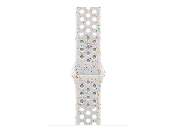 Apple Nike - Bånd for smart armbåndsur - 46mm - S/M-størrelse - ren platina