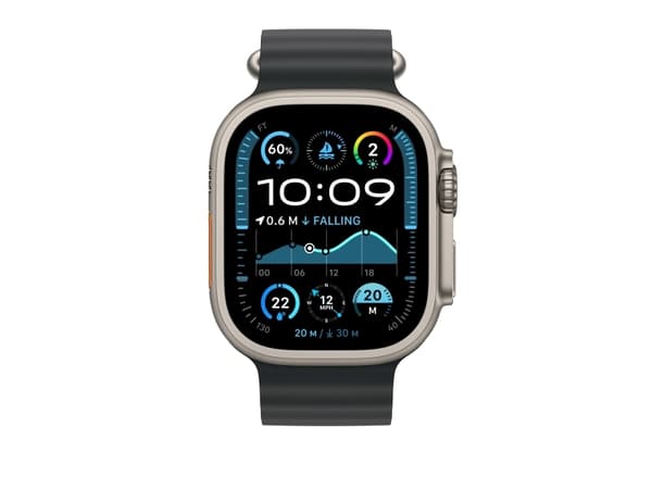 Apple - Klokkestropp for smart armbåndsur - 49mm - 130 - 200 mm - svart