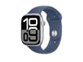 Miniatyrbild 3 av 5: Apple - KlocKräm för smart klocka - 46mm - storlek S/M - denim