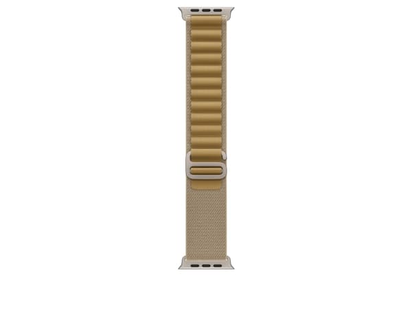 Apple - Sløyfe for smart armbåndsur - 49mm - Stor størrelse - gyllenbrun