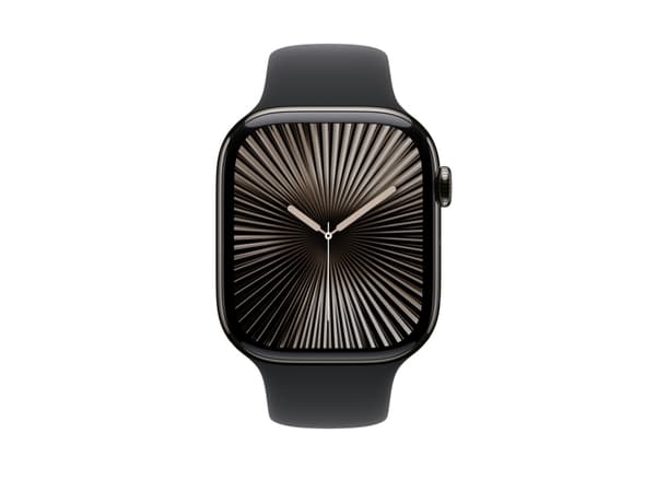 Apple MXM53ZM/A, Band, Smartwatch, Black, Apple, Apple Watch Models 44mm, 45mm, 46mm, 49mm, Fluoroelastomer