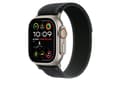 Miniatyrbild 4 av 5: Apple Trail Loop - Slinga för smart klocka - 49 mm, naturlig titanfinish - storlek S/M - svart