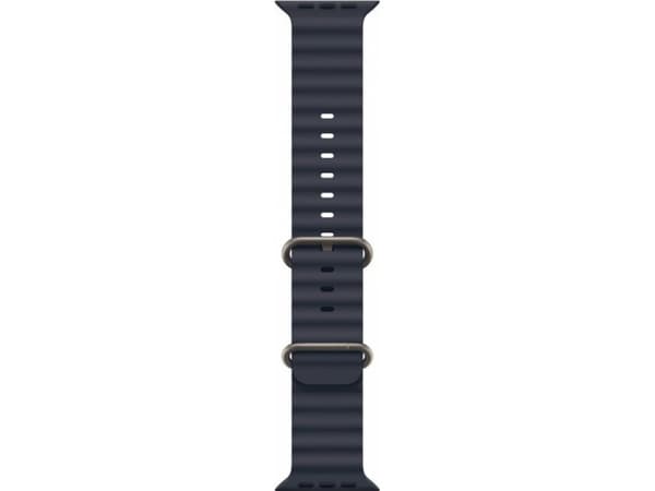 Apple - Bånd for smart armbåndsur - 49mm, natural titanium finish - 130 - 200 mm - marineblå