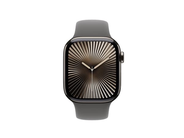 Apple - Bånd for smart armbåndsur - 42mm - M/L-størrelse - steingrå