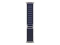 Miniatyrbilde 3 av 5: Apple - Sløyfe for smart armbåndsur - 49mm - Stor størrelse - marineblå