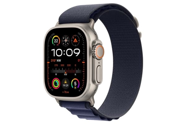 Apple - Sløyfe for smart armbåndsur - 49mm - Stor størrelse - marineblå