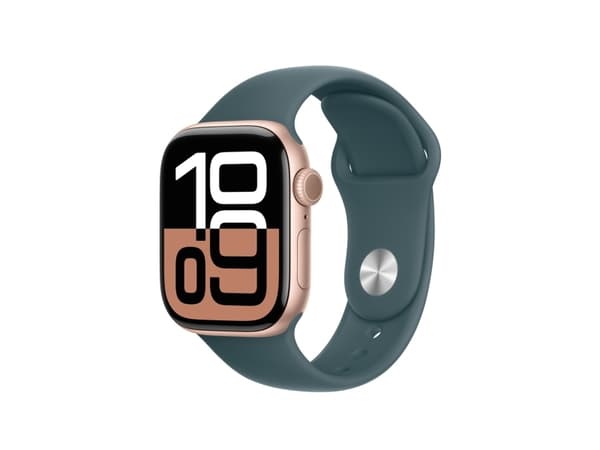 Apple - Band för smart klocka - 42mm - storlek M/L - lake green