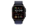 Miniatyrbild 5 av 5: Apple - Slinga för smart klocka - 49 mm, svart titanfinish - Medelstorlek - marin