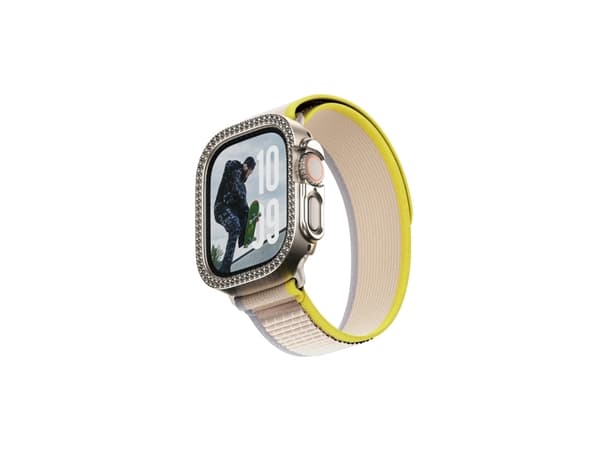 SAFE. by PanzerGlass - Støtfanger for smartarmåndsur - polykarbonat - bling-gull - for Apple Watch Ultra 2 (49 mm)