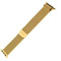 Miniatyrbild 2 av 4: Fixerad mesharmband för smartklocka, Apple Watch 42 / 44 / 45 / 49 mm, guld