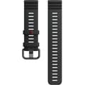 Miniatyrbillede 1 af 3: Polar premium silikonearmbånd 22 mm, sort, S-L