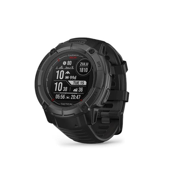 Garmin Instinct 2X Solar Tactical Edition 2.79 cm (1.1") MIP 50 mm Digital 176 x 176 pixels Touchscreen Black GPS (satellite)