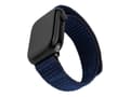 Miniatyrbilde 1 av 3: FIXED - Klokkestropp for smart armbåndsur - nylon - 160-210 mm - mørk blå - for Apple Watch (38 mm, 40 mm, 41 mm)