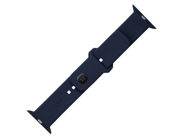 FIXED - Klokkestropp for smart armbåndsur - 38/40/41mm, silicone - blå - for Apple Watch Hermès Series 7, Hermès Series 9, Nike Series 7, Series 10,