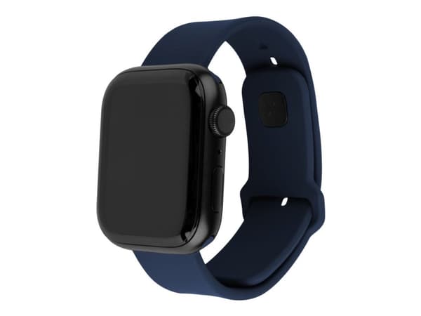FIXED - Klokkestropp for smart armbåndsur - 38/40/41mm, silicone - blå - for Apple Watch Hermès Series 7, Hermès Series 9, Nike Series 7, Series 10,
