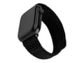 Miniatyrbilde 1 av 3: FIXED - Klokkestropp for smart armbåndsur - nylon - 160-210 mm - svart - for Apple Watch (38 mm, 40 mm, 41 mm)