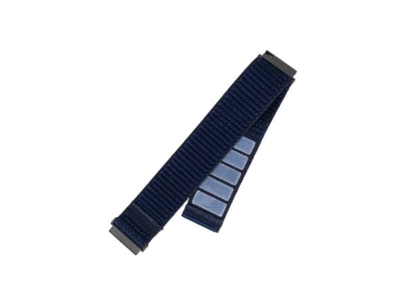 FIXED - Klokkestropp for smart armbåndsur - nylon, quick release, 20 mm - 160-210 mm - mørk blå
