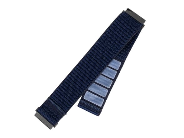 FIXED - Klokkestropp for smart armbåndsur - nylon, quick release, 20 mm - 160-210 mm - mørk blå