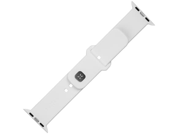 FIXED - KlocKräm för smart klocka - 38/40/41mm, silikon - vit - för Apple Watch Hermès Series 7, Hermès Series 9, Nike Series 7, Series 10, Series 8,