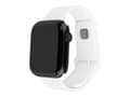 Miniatyrbild 1 av 3: FIXED - KlocKräm för smart klocka - 38/40/41mm, silikon - vit - för Apple Watch Hermès Series 7, Hermès Series 9, Nike Series 7, Series 10, Series 8,