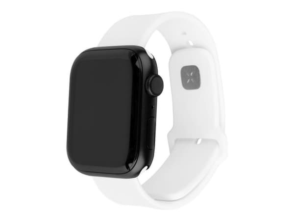 FIXED - KlocKräm för smart klocka - 38/40/41mm, silikon - vit - för Apple Watch Hermès Series 7, Hermès Series 9, Nike Series 7, Series 10, Series 8,