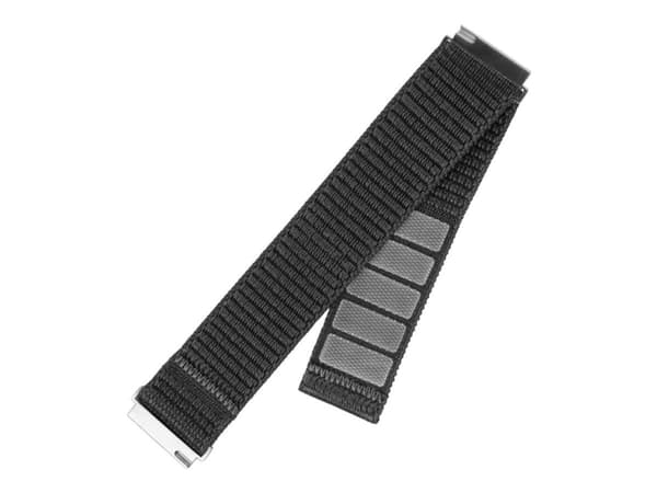 FIXED - Klokkestropp for smart armbåndsur - nylon, quick release, 20 mm - 160-210 mm - mørk grå