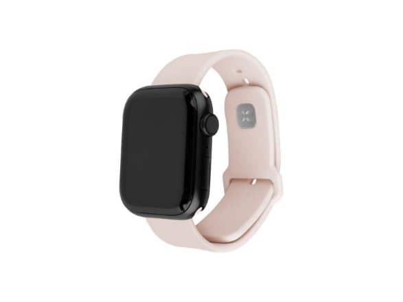 FIXED - KlocKräm för smart klocka - silikon, 42/44/45/46 mm - rosa - för Apple Watch Hermès Series 9, Series 10, Series 8, Series 9, Ultra, Ultra 2