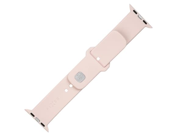 FIXED - KlocKräm för smart klocka - silikon, 42/44/45/46 mm - rosa - för Apple Watch Hermès Series 9, Series 10, Series 8, Series 9, Ultra, Ultra 2