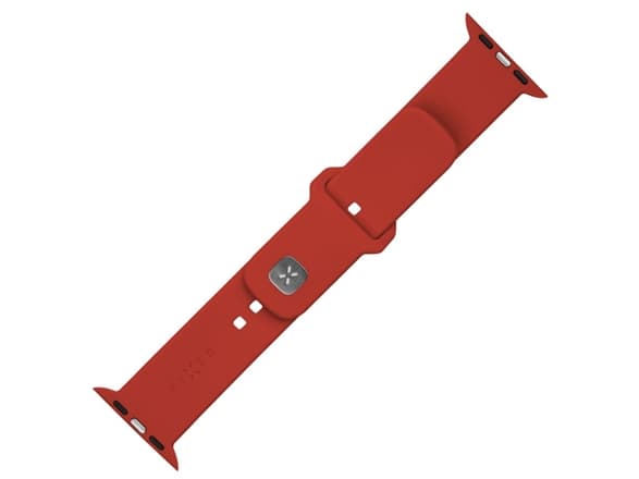 KIINTEÄ - Kellon ranneke älykelloon - silikoni, 42/44/45/46 mm - punainen - Apple Watch Ultra, Ultra 2