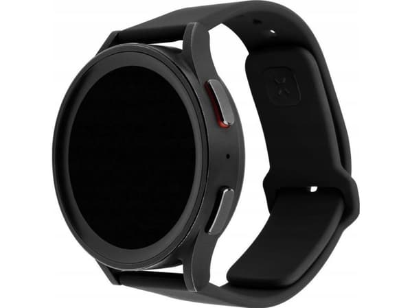 FIXED - Klokkestropp for smart armbåndsur - silicone, quick release, 20 mm - 160-235 mm - svart - for Amazfit GTS 4; Garmin epix Pro; Venu Sq 2; Nice